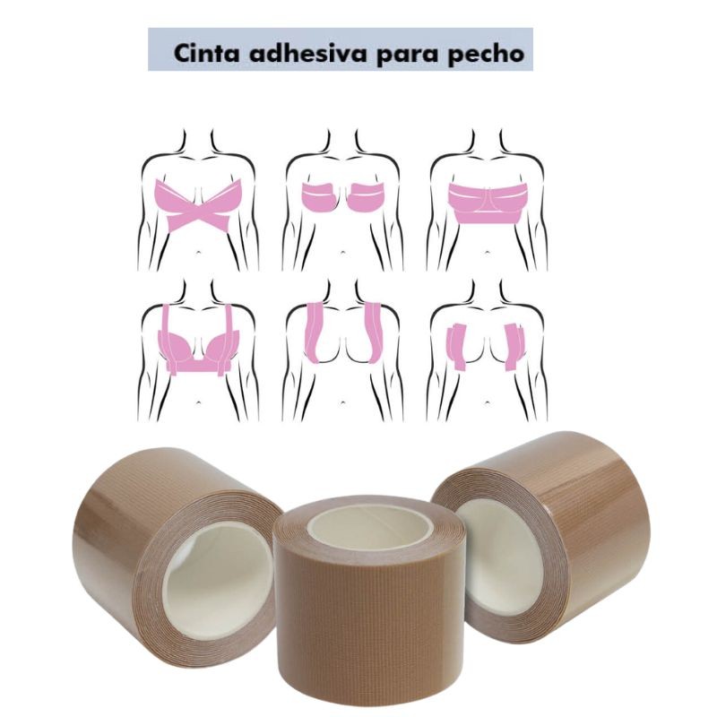 Cinta adhesiva para pecho